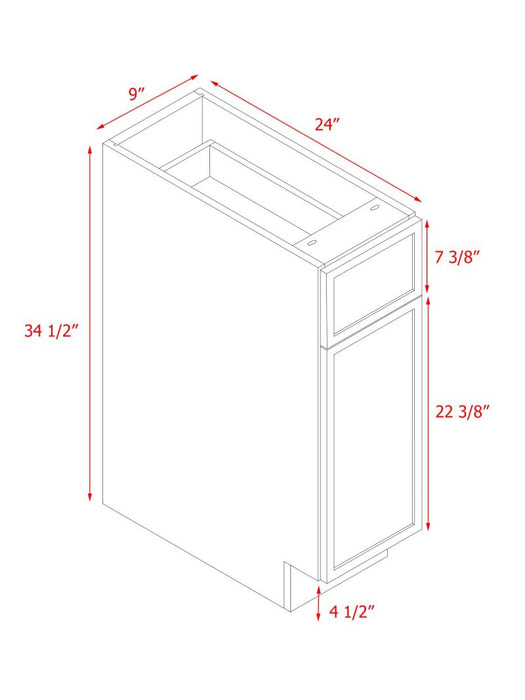 Shady Oak Wood Base Cabinet 4