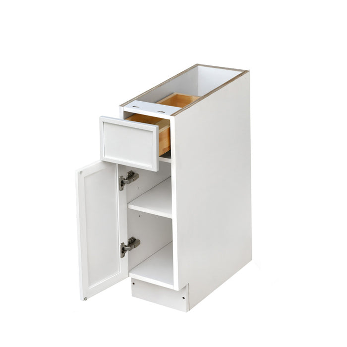 Shady White Wood Base Cabinet 2