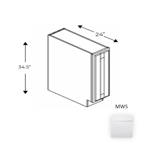 Framed Shaker Premium Wood Micro White Shaker Base Cabinet Natural clear coat 1