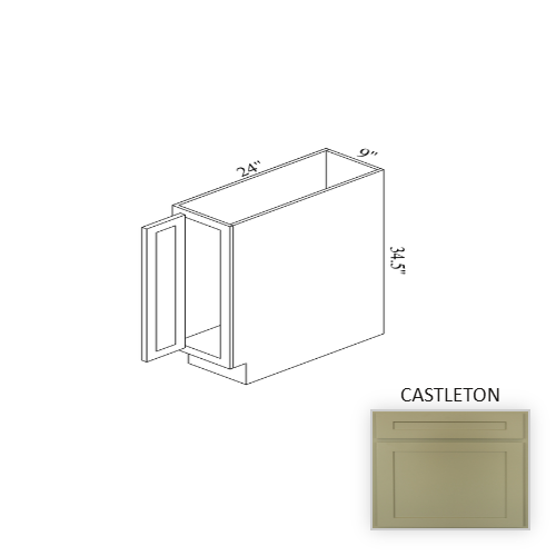B09FH Wood Castleton Base Cabinet Castleton 1
