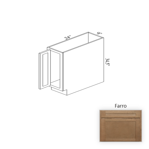 B09FH Wood Farro Base Cabinet Farro 1