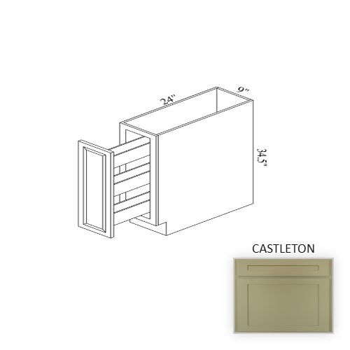 B09SR Wood Castleton Base Cabinet Castleton 1