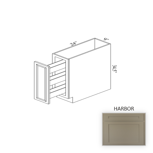 B09SR Wood Harbor Base Cabinet Harbor 1