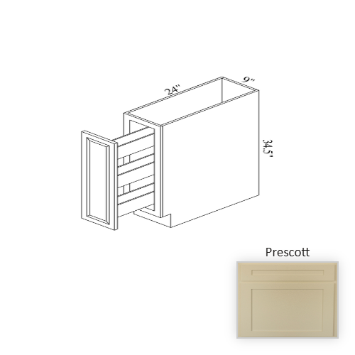 B09SR Wood Prescott Base Cabinet Prescott 1