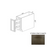 B09SR Wood Storm Gray Shaker Base Cabinet Storm Gray Shaker 1