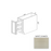 B09SR Wood White Shaker Base Cabinet White Shaker 1