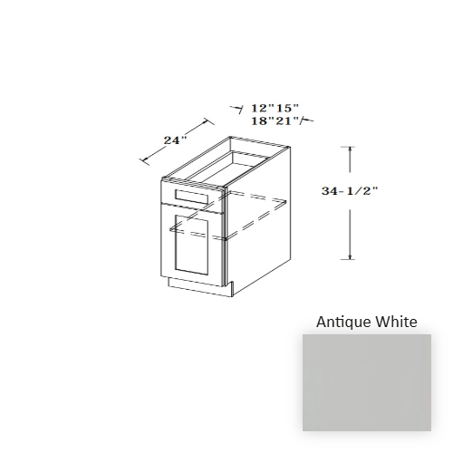 Sterfic SKU - VSB3621DR-ON. Oak. 36" x 34.5" Bathroom Vanity