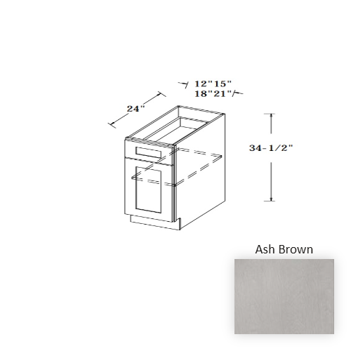 Sterfic SKU - VSB3621DR-ON. Oak. 36" x 34.5" Bathroom Vanity
