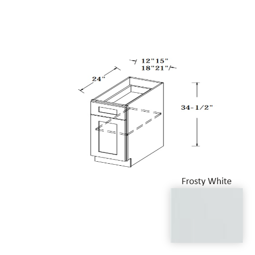 Sterfic SKU - VSB3621DR-ON. Oak. 36" x 34.5" Bathroom Vanity
