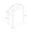 Mallorca White Wood Base Cabinet 4