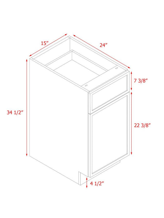 Shady Oak Wood Base Cabinet 4