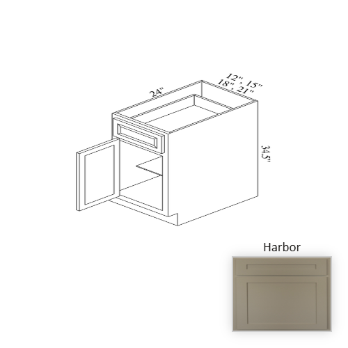 B15 Wood Harbor Base Cabinet Harbor 1