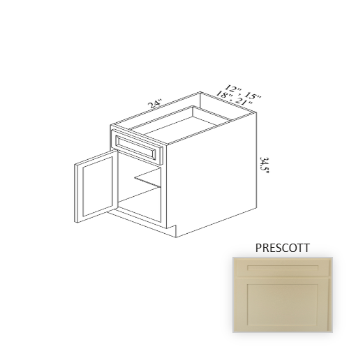 B15 Wood Prescott Base Cabinet Prescott 1