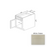 B15 Wood White Shaker Base Cabinet White Shaker 1