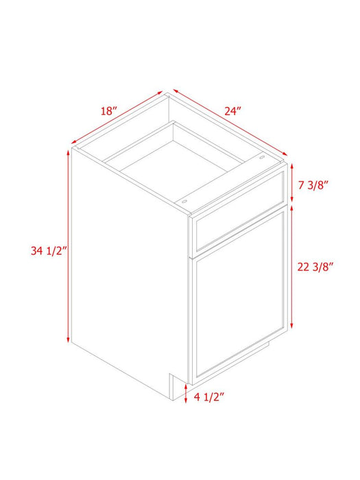 Shady Oak Wood Base Cabinet 4