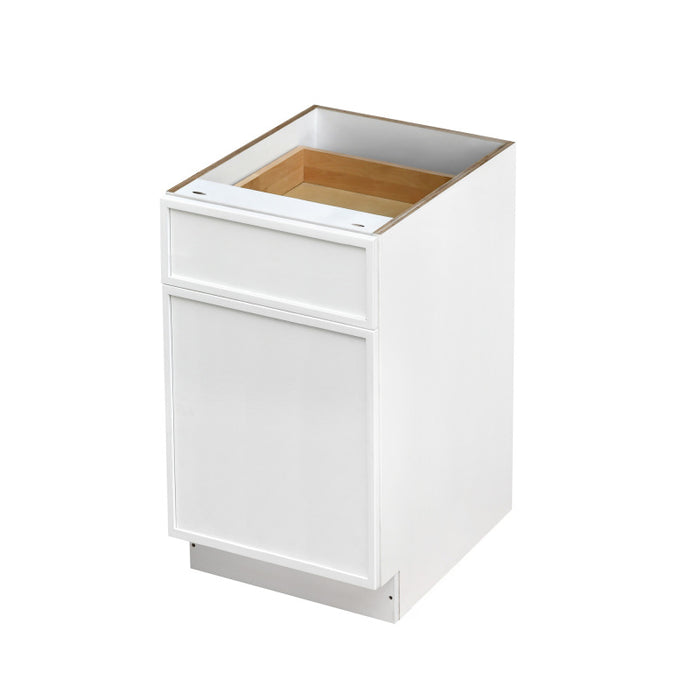 Shady White Wood Base Cabinet 1