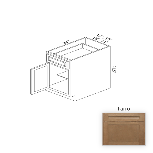 B18 Wood Farro Base Cabinet Farro 1