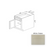 B18 Wood White Shaker Base Cabinet White Shaker 1