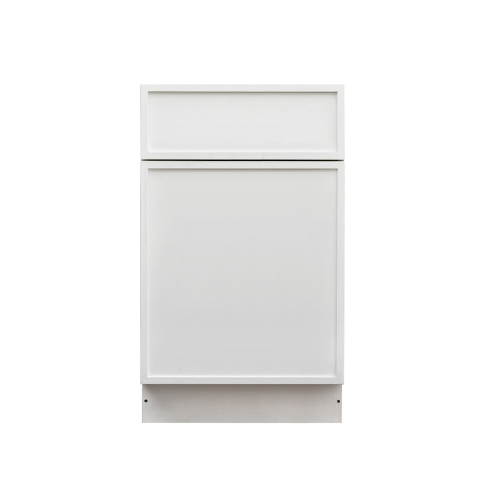 Shady White Wood Base Cabinet 3