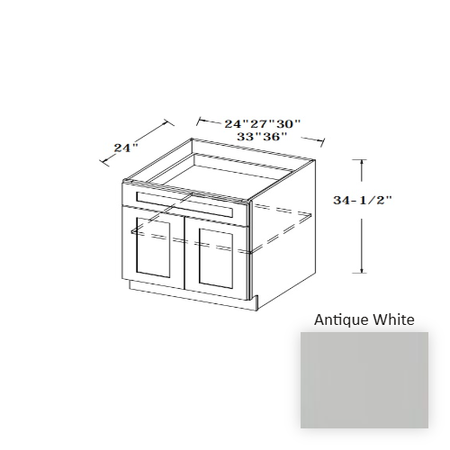 Sterfic SKU - VSB3621DR-ON. Oak. 36" x 34.5" Bathroom Vanity