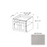 Sterfic SKU - VSB3621DR-ON. Oak. 36" x 34.5" Bathroom Vanity