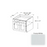 Sterfic SKU - VSB3621DR-ON. Oak. 36" x 34.5" Bathroom Vanity