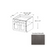 Sterfic SKU - VSB3621DR-ON. Oak. 36" x 34.5" Bathroom Vanity