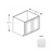 Framed Shaker Premium Wood White Shaker Base Cabinet Natural clear coat 1