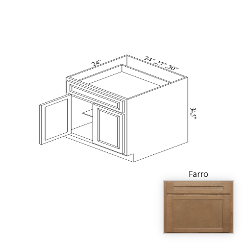 B24 Wood Farro Base Cabinet Farro 1