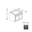 Framed Shaker Deluxe Wood Modern Slate Base Cabinet Natural clear coat 1