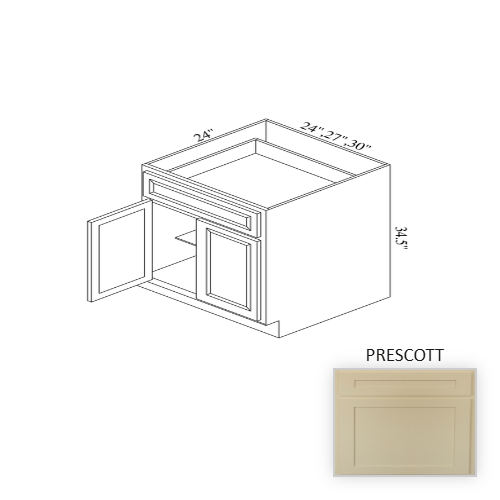 B24 Wood Prescott Base Cabinet Prescott 1