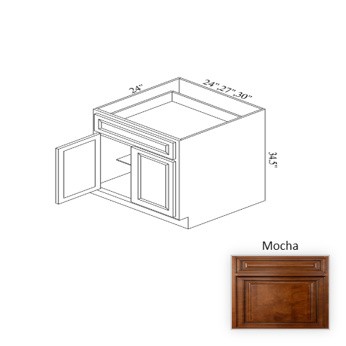 B30 Wood Mocha Base Cabinet Mocha 1