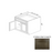 B30 Wood Storm Gray Shaker Base Cabinet Storm Gray Shaker 1