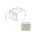 B30 Wood White Shaker Base Cabinet White Shaker 1