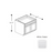 Framed Shaker Premium Wood White Shaker Base Cabinet Natural clear coat 1
