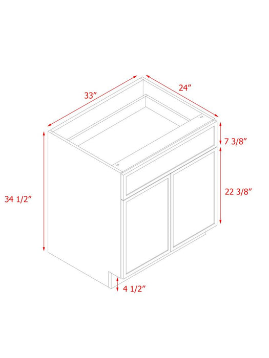 Shady Oak Wood Base Cabinet 4
