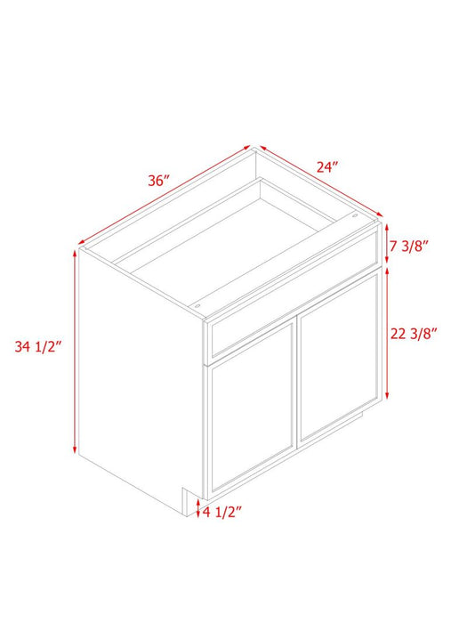 Shady Oak Wood Base Cabinet 4