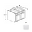 Framed Shaker Premium Wood White Shaker Base Cabinet Natural clear coat 1