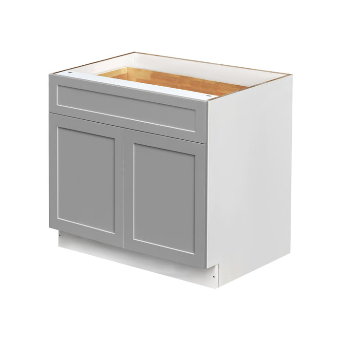 Mallorca Dolphin Gray Wood Base Cabinet 1