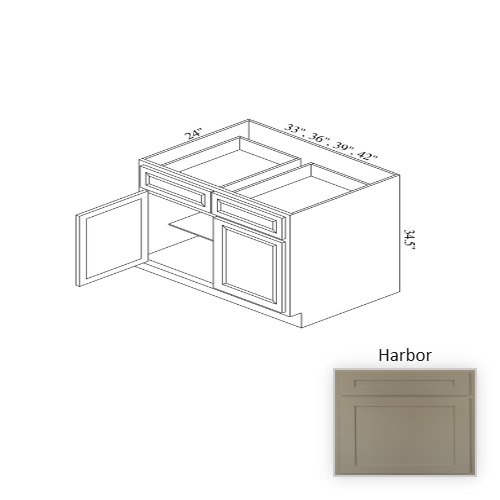 B36 Wood Harbor Base Cabinet Harbor 1