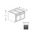 Framed Shaker Deluxe Wood Modern Slate Base Cabinet Natural clear coat 1