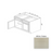 B39 Wood White Shaker Base Cabinet White Shaker 1