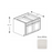 Framed Shaker Classic Wood Dove White Base Cabinet Natural clear coat 1
