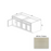 B48 Wood White Shaker Base Cabinet White Shaker 1