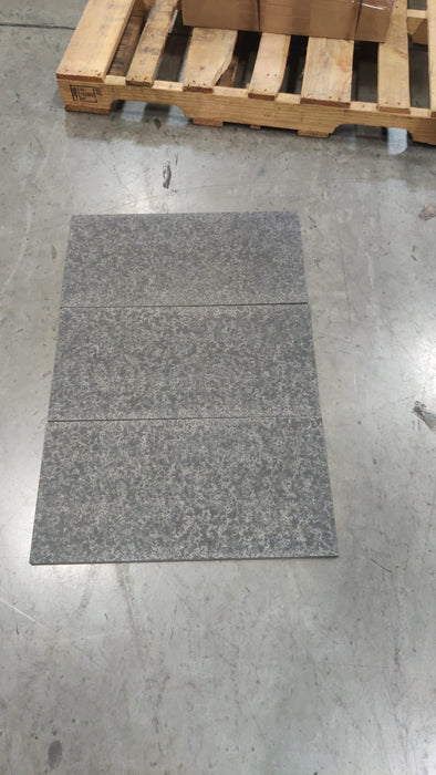 Basalt Dark Premium Basalt Tile - 12" x 24" Flamed & Brushed