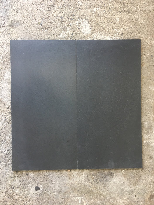 Basalt Dark Premium Basalt Tile - 12" x 24" x 1/2" Honed