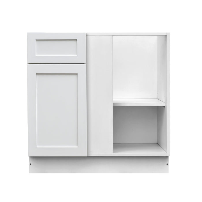Mallorca White Wood Blind Corner Base Cabinet 3
