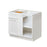 Mallorca White Wood Blind Corner Base Cabinet 1