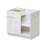 Shady White Wood Blind Corner Base Cabinet 1