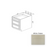 BD12 Wood White Shaker Base Cabinet White Shaker 1